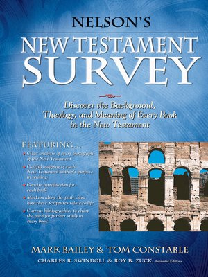 cover image of Nelson's New Testament Survey
